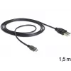 Cavo USB DeLOCK USB 2.0-A - USB micro-B 1,5 m