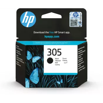 HP 305 cartuccia d'inchiostro originale nera, nero, 1 pz., 120 pagine