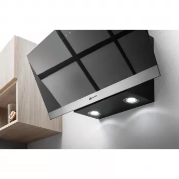 Bauknecht RBHVP 83 LM K a parete nero acciaio inox 713 m³/h