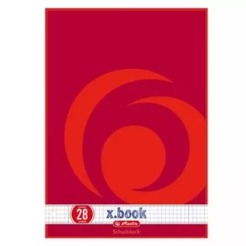 Quaderno Herlitz 216283 A4 50 fogli rosso