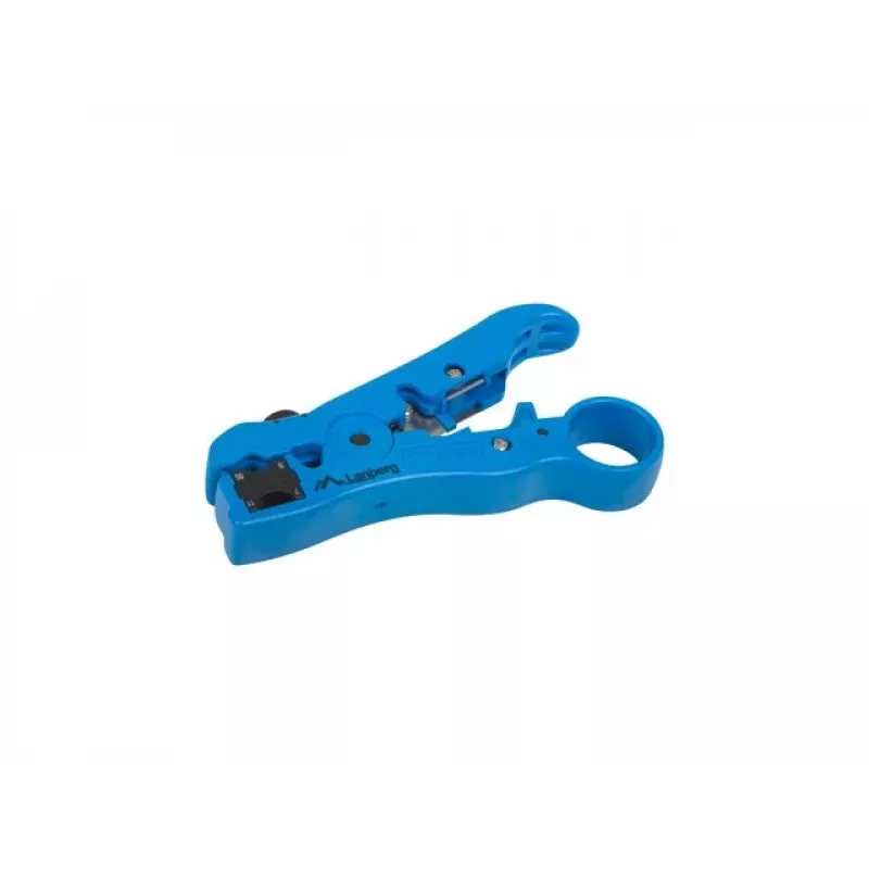 Pinza spellafili LANBERG NT-0102, impugnatura in plastica, isolamento protettivo, lame sostituibili, blu