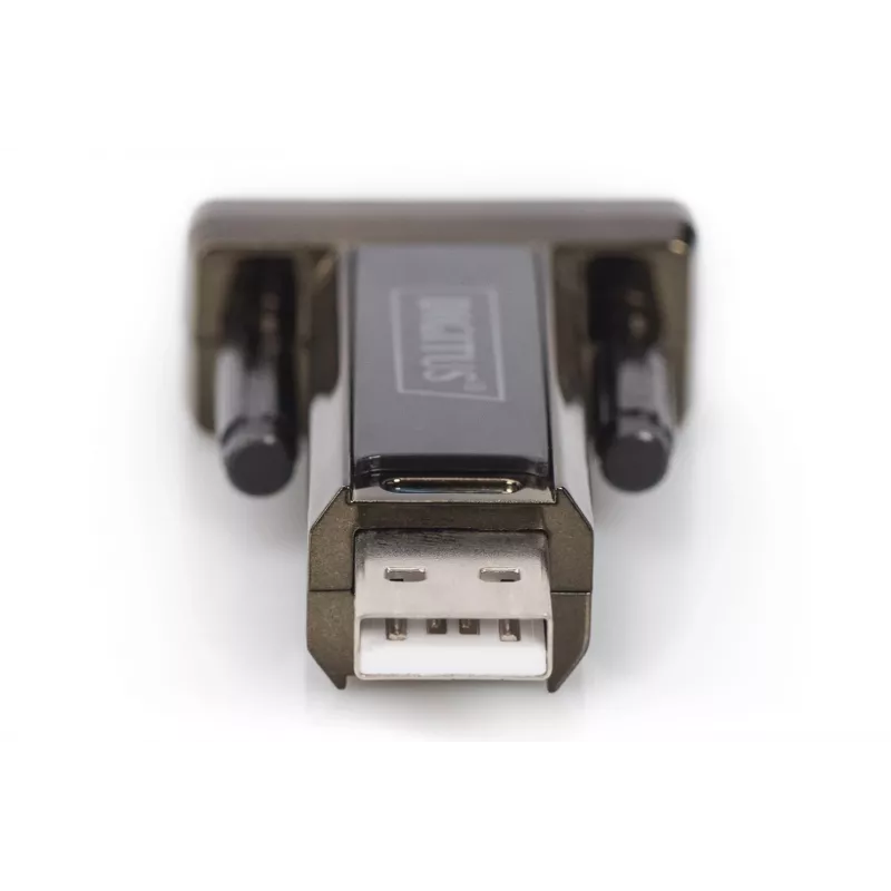 DIGITUS convertitore USB 2.0 a seriale DSUB 9M incl. cavo USB-A 80 cm chipset FTDI USB 2.0 a RS232 (FT232RL)
