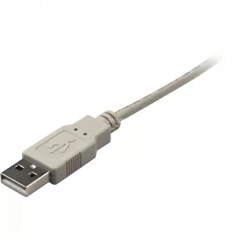 Cavo USB 2.0, connettore maschio USB-A > connettore maschio USB-B (grigio, 0,5 metri)