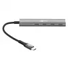 Hub USB slim 4 porte Goobay USB-C a 5 Gbit/s - connettore maschio> 4x connettore femmina (76564)