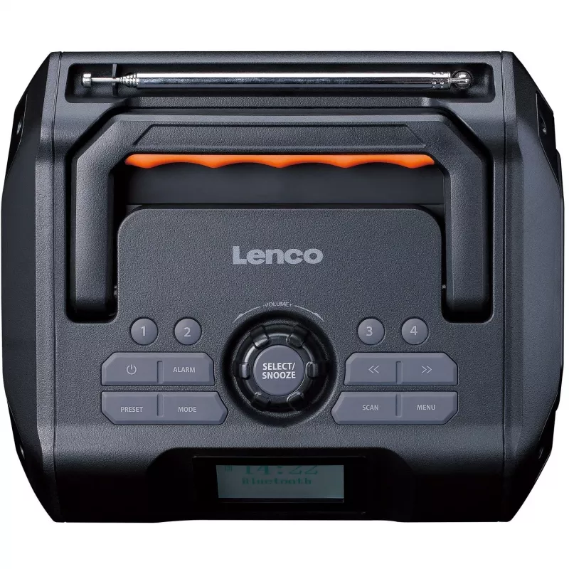 Radio digitale portatile Lenco ODR-160GY grigio FM/AM con tuner digitale e design compatto