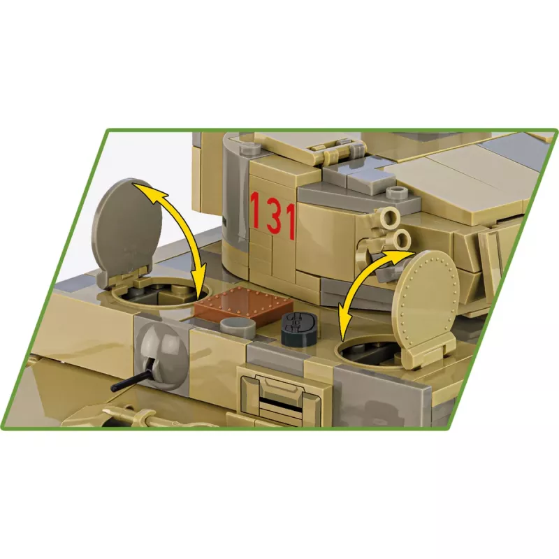 Set da costruzione COBI Panzer VI Tiger no131 1275 pezzi