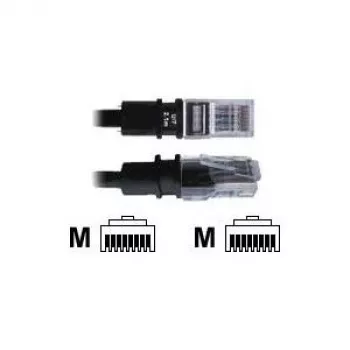PatchSee BasicPatch - Cavo patch - RJ-45 (M) a RJ-45 (M) - 1,5 m - FTP - CAT 5e - Schermato - Nero