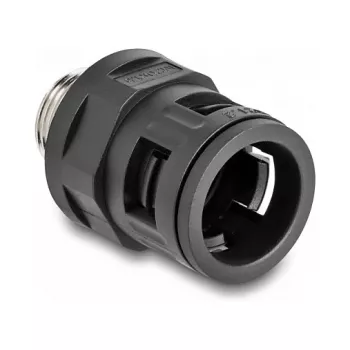 Raccordo per tubo DeLOCK 60454 M20 filettatura esterna in ottone nero