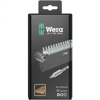 Wera 2 SB set di bit per cacciavite 30 pz. Phillips Pozidriv