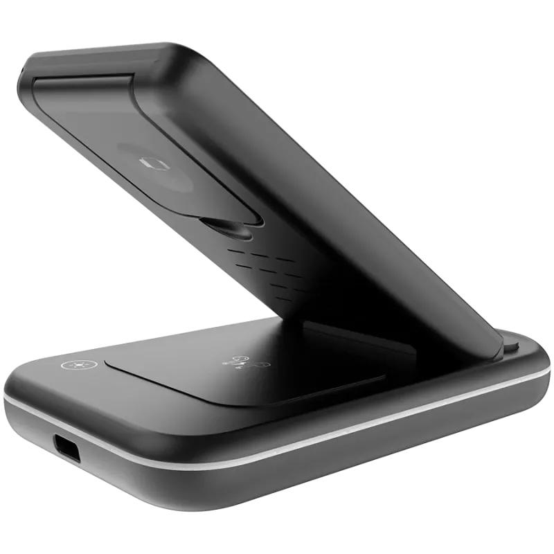 Caricabatterie wireless CANYON WS-304 15W 3in1 Nero