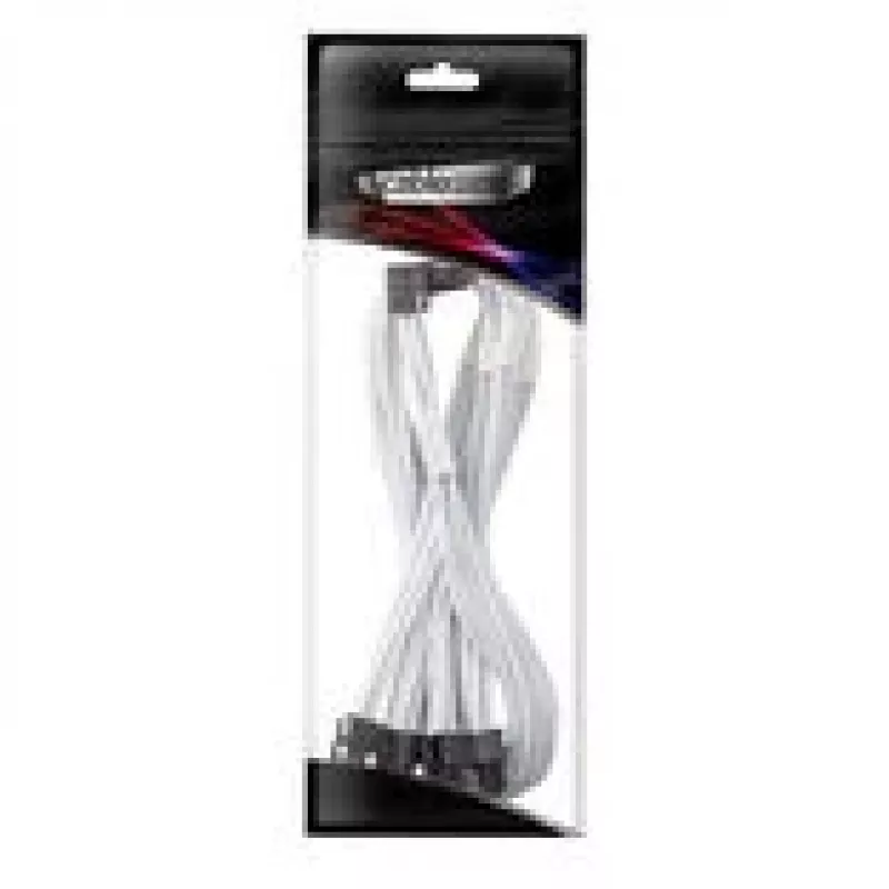 Cavo di connessione CableMod C-Series Pro variante A 90° 16-pin su 4×8-pin PCIe, bianco