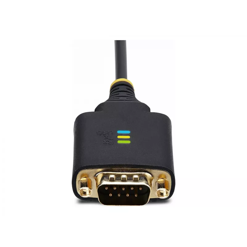 StarTech.com cavo adattatore da USB a seriale a 2 porte 13ft (4m), viti/dadi DB9 sostituibili, mantenimento COM, USB-A a DB9 RS232, FTDI, protezione ESD livello 4, Windows/macOS/ChromeOS/Linux – costruzione robusta in TPE