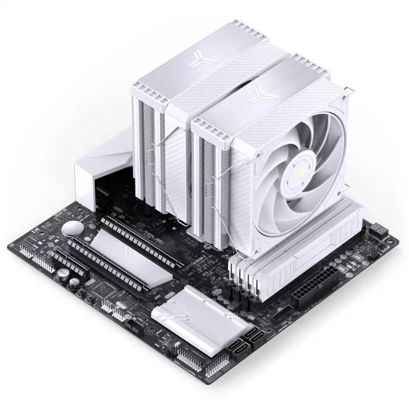 Jonsbo HX6280 dissipatore CPU, PWM, RGB - 130 mm, bianco