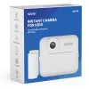 Fotocamera istantanea SAVIO AN-01 per bambini, bianca, LCD 6,1 cm (2,4″), MicroSDHC fino a 32 GB, USB-C, batteria 1200 mAh, senza flash integrato