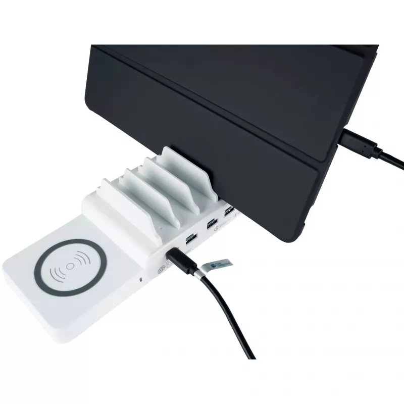Caricabatterie per dispositivi mobili Alcasa PCA-D006WQR ricarica rapida bianco