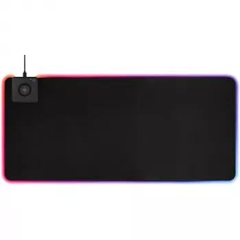 Deltaco GAM-092 - nero - monocromatico - neoprene - USB - tappetino mouse gaming