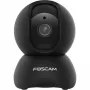 Foscam X5-B telecamera di sicurezza IP, per interni, 5 MP 2592x1944, Wi-Fi e LAN, orientabile (pan/tilt), visione notturna 8 m, rilevamento persone, zoom digitale 6x, nera