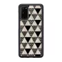 Custodia protettiva per cellulare iKins per Samsung Galaxy S20 – struttura piramidale, nero
