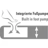 Materassino gonfiabile High Peak Double Comfort Plus modello 40025 — materassino matrimoniale per due