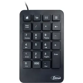 Tastierino numerico Inter-Tech KB-120 universale USB nero