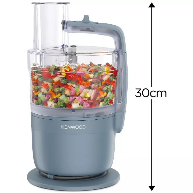 Robot da cucina Kenwood FDP23.140GY MultiPro Go — tritatutto compatto portatile, grigio