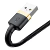 Cavo Baseus Cafule USB Lightning 1,5 A 2 m (oro+nero)