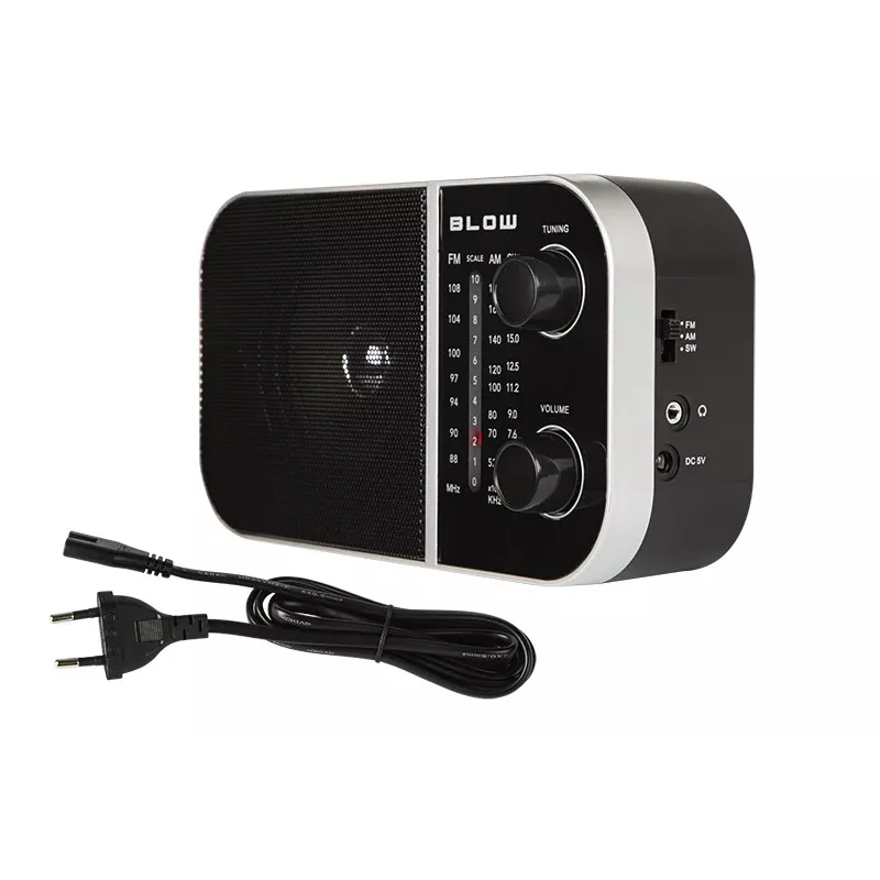 Radio analogica portatile BLOW RA6 AM/FM – ricezione AM e FM a batteria, ingresso cuffie