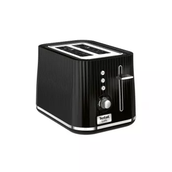 Tostapane Tefal Loft 2S TT761838 — 2 fette, 7 livelli di doratura, scongelamento/riscaldamento, cassetto briciole rimovibile, nero