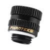 Adattatore per sistemi di raffreddamento a liquido PHANTEKS PH-RA_BK_MF – nero satinato, compatibile con componenti Phanteks Glacier