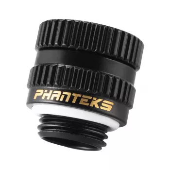 Adattatore per sistemi di raffreddamento a liquido PHANTEKS PH-RA_BK_MF – nero satinato, compatibile con componenti Phanteks Glacier