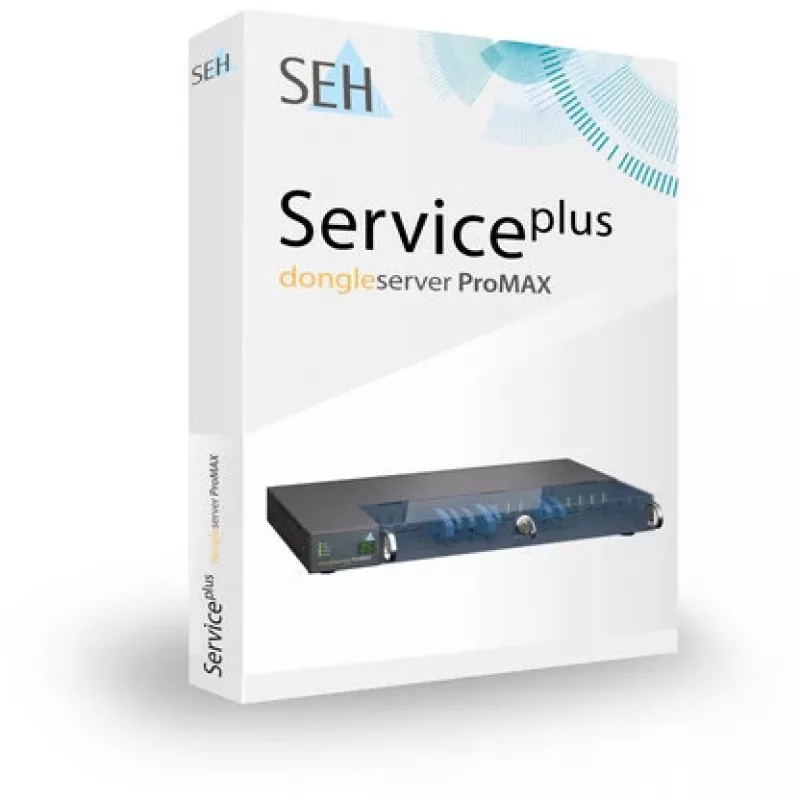 Print server SEH dongleserver ProMAX Ethernet LAN nero blu