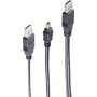 Cavo USB ShiverPeaks BS77150 0,6 m 2x USB A Mini-USB B nero
