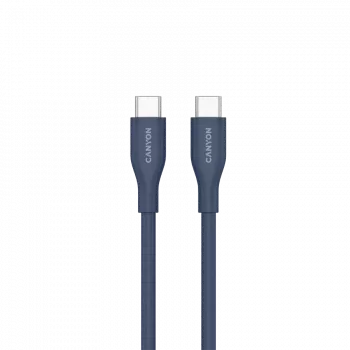 CANYON cavo CC60SC10 C-C 60W 1m silicone blu scuro
