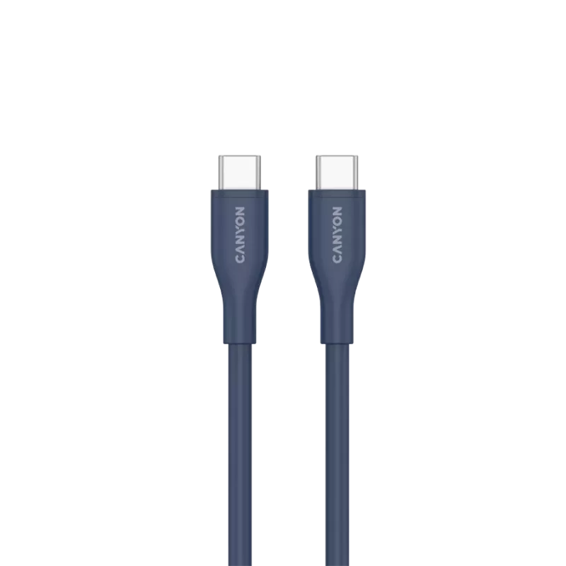 CANYON cavo CC60SC10 C-C 60W 1m silicone blu scuro