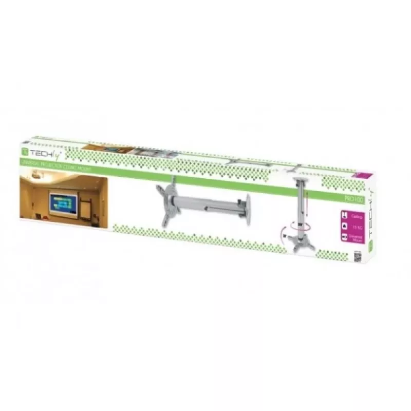Supporto per proiettore a soffitto Techly ICA-PM-104XL argento