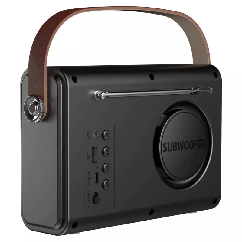Radio portatile Savio RS-01 analogica nera