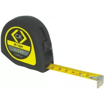 Flessometro c.k tools T3442 – lunghezza 3 m, nastro in acciaio, custodia compatta