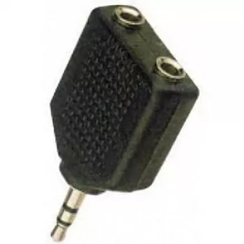Adattatore cavo Microconnect AUDALS 3,5 mm 2x3,5 mm nero