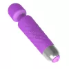 Massaggiatore clitorideo Erolab Wand-M viola ricaricabile impermeabile
