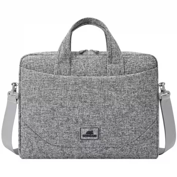 Borsa per laptop Rivacase 7921 per laptop da 14 pollici, grigio chiaro