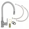 Rubinetto da cucina PYRAMIS Flessi grigio 090938001 - rubinetto da lavello orientabile