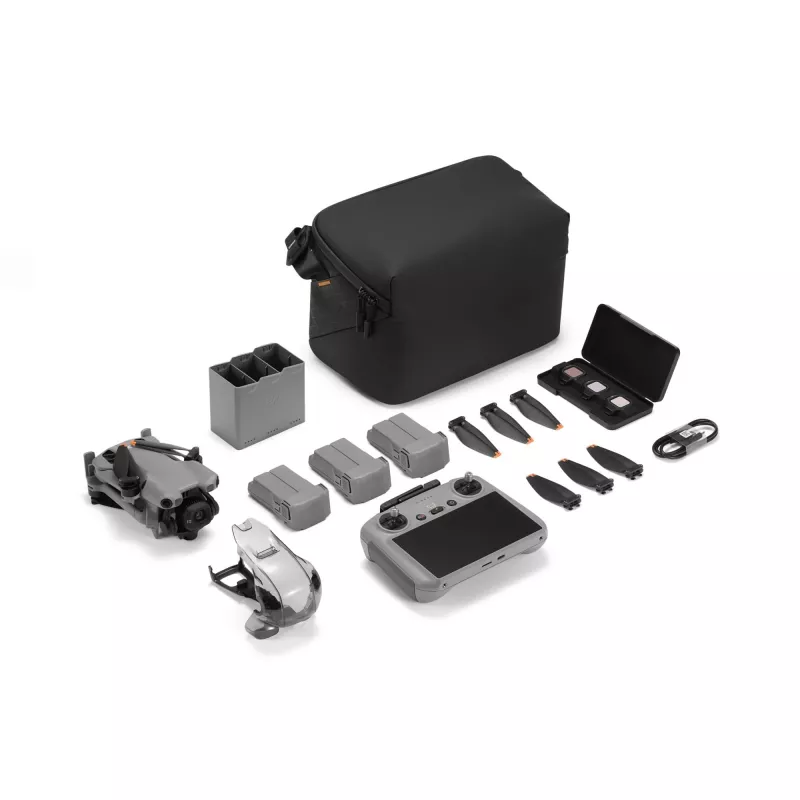DJI MINI 5 PRO Fly More Combo (RC2) drone leggero 249g con sensore 50MP, Lidar, 3 batterie, radiocomando con schermo