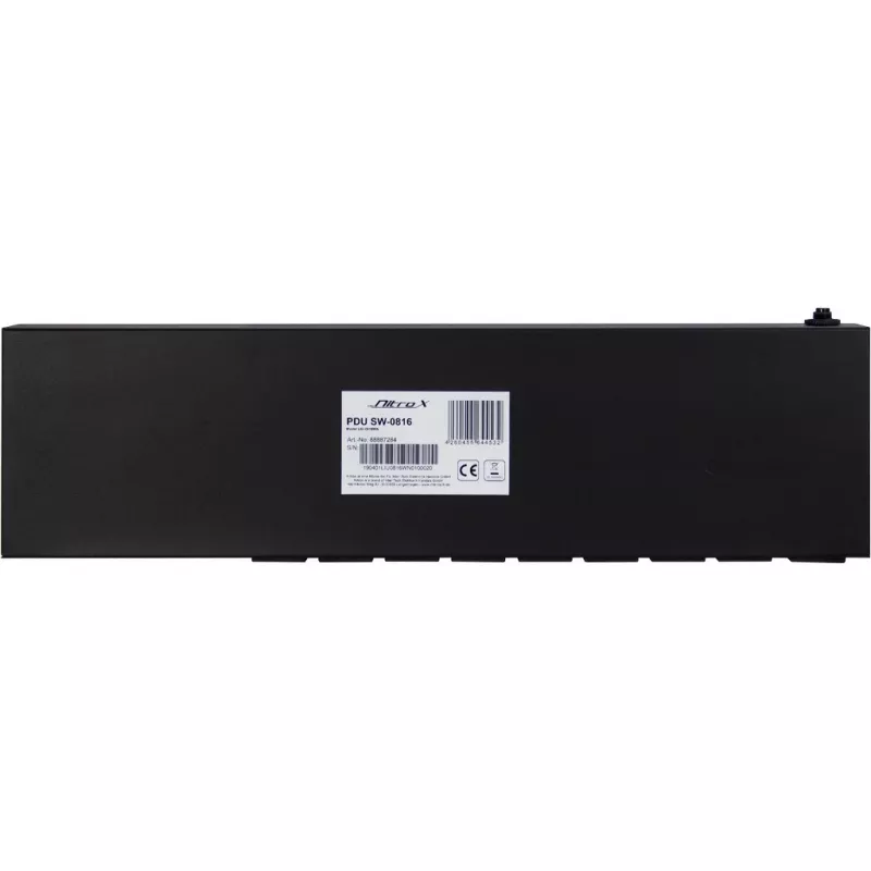 Inter-Tech SW-0816 Power Distribution Unit (PDU) 8 prese AC nero