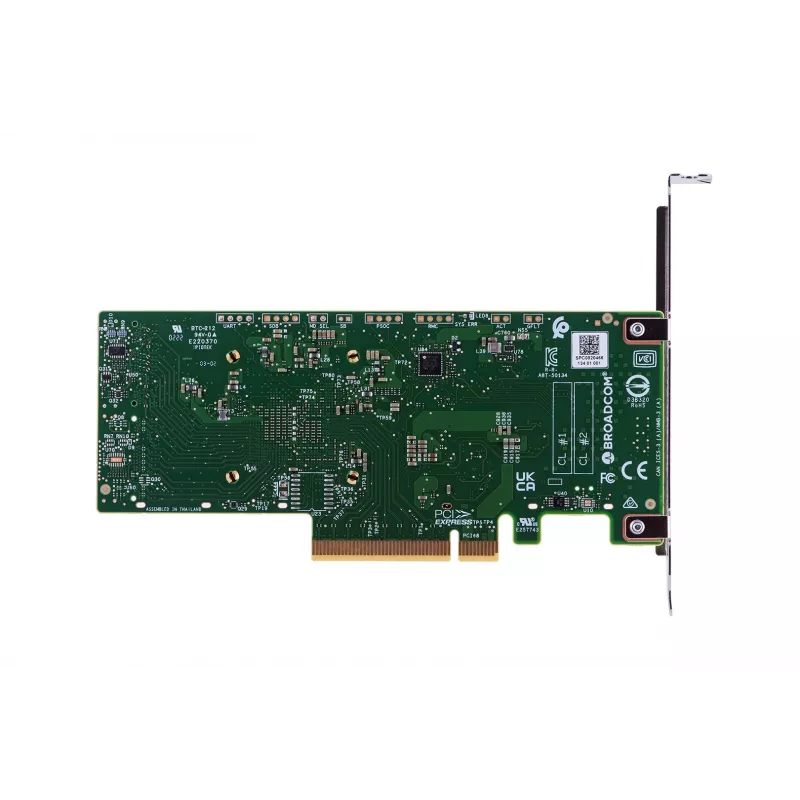 Adattatore HBA interno Broadcom 9500-8i — PCIe SAS/SATA 12 Gbit/s, NVMe, Full-Height/Low-Profile