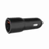 Caricabatterie da auto per dispositivi mobili Gembird TA-UC-AC2PDQC38-CAR-01, USB-C, 38 W, 12-24 V, nero