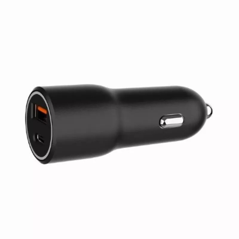 Caricabatterie da auto per dispositivi mobili Gembird TA-UC-AC2PDQC38-CAR-01, USB-C, 38 W, 12-24 V, nero