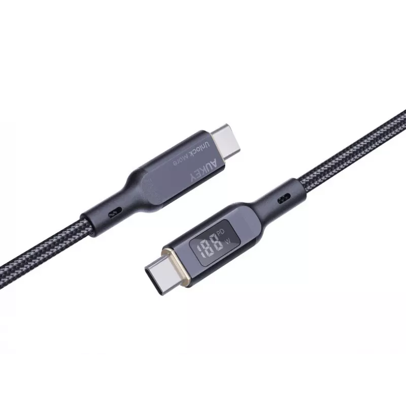 Cavo USB AUKEY CB-MCC102 1,8 m USB-C nero 480 Gbit/s