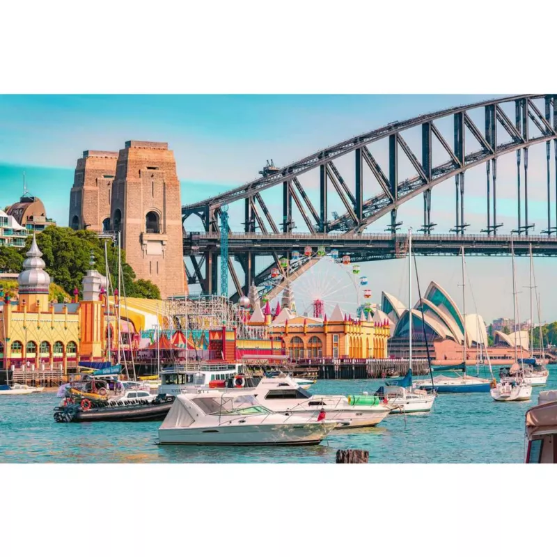 Puzzle Ravensburger Secret Sydney 3000 pezzi – panorama urbano 3000 pezzi