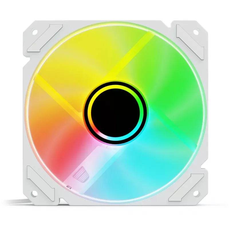 SHARKOON SHARK Mirror RGB PWM 120mm bianco