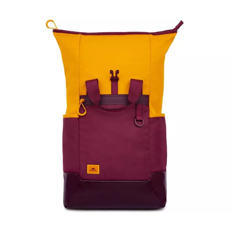 Rivacase Dijon 39,6 cm (15.6) zaino arancione, rosso